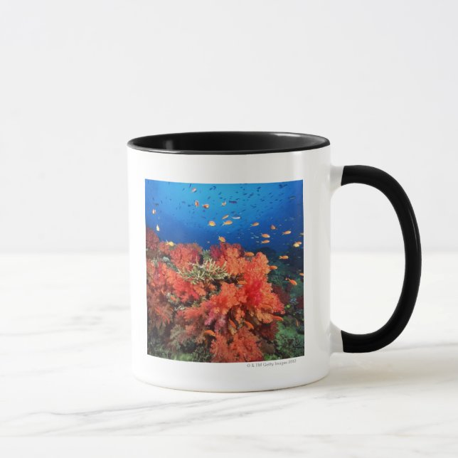 Coral and fish mug (Right)