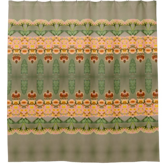 Coral and Green Patterned (Front)