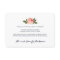 Coral and Navy Blue Shabby Chic Thank You Cards