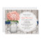 Coral and Navy Hydrangea Mason Jar Bridal Shower