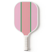 Coral and Pink and Green Stripes