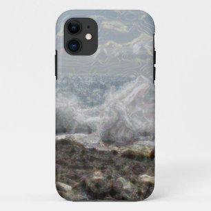 Coral and Waves iPhone 11 Case