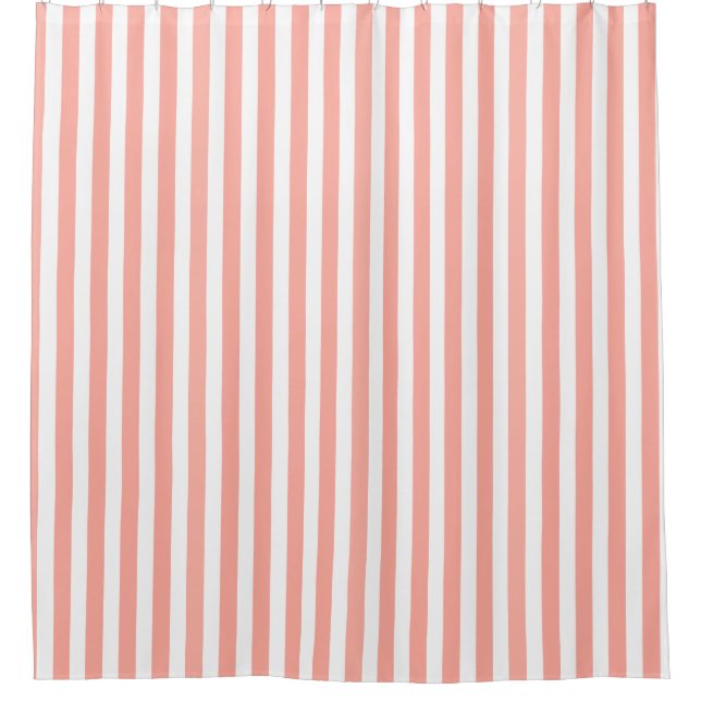 Coral and white candy stripes (Front)