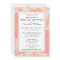 Coral and White Lace Bridal Shower
