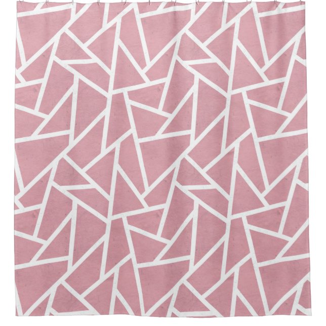Coral and white mosaic pattern (Front)