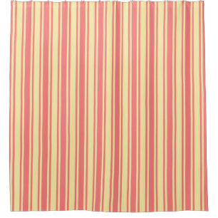 Coral and yellow candy stripes