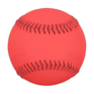 Coral Background Colour Customize This Baseball