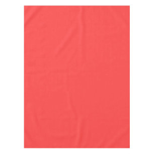 Coral Background Colour Customize This Tablecloth