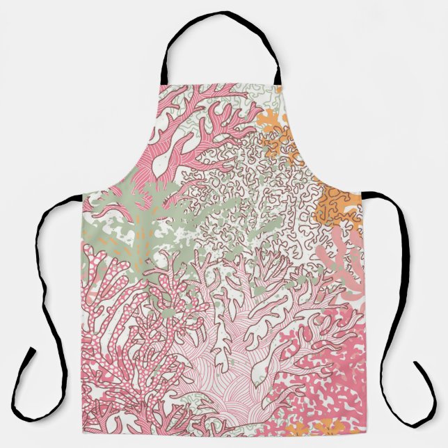 Coral Beauty: Underwater Pattern Wonderland. Apron (Front)