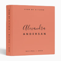 Coral Black Script Name Teacher Planner