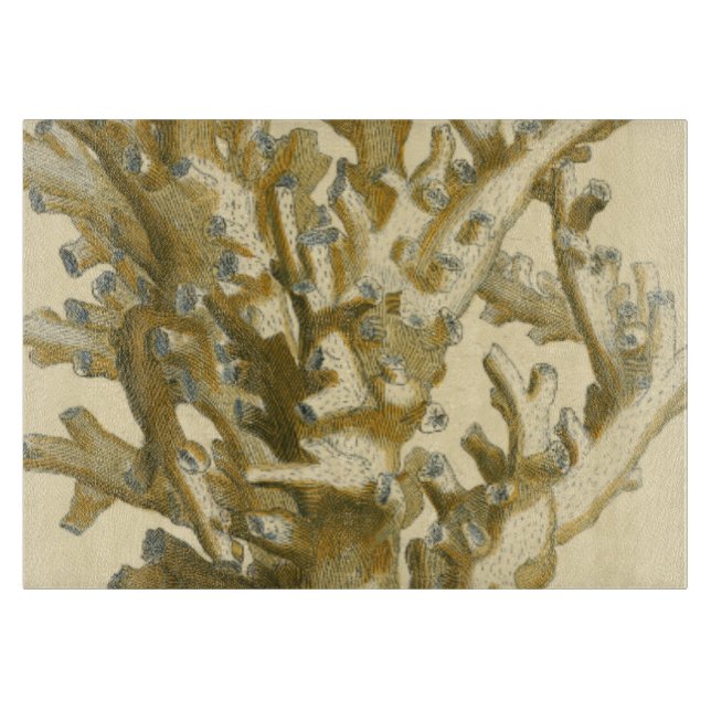 Coral by the Sea Cutting Board (Front)