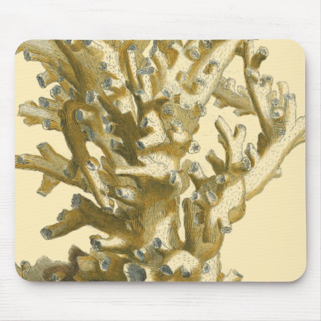 Coral by the Sea Mouse Pad (Front)