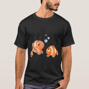 Coral Clown Fish Swimming T-Shirt