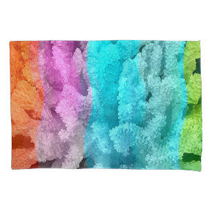 Coral Color Burst Pillowcase