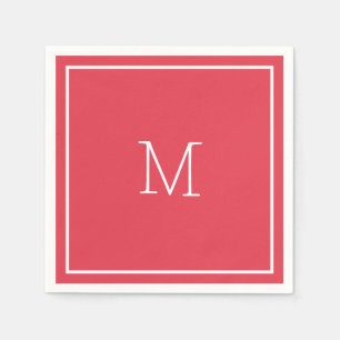 Coral Colour Paper Napkin