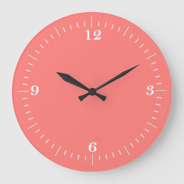 Coral Coral Wall clock (Front)