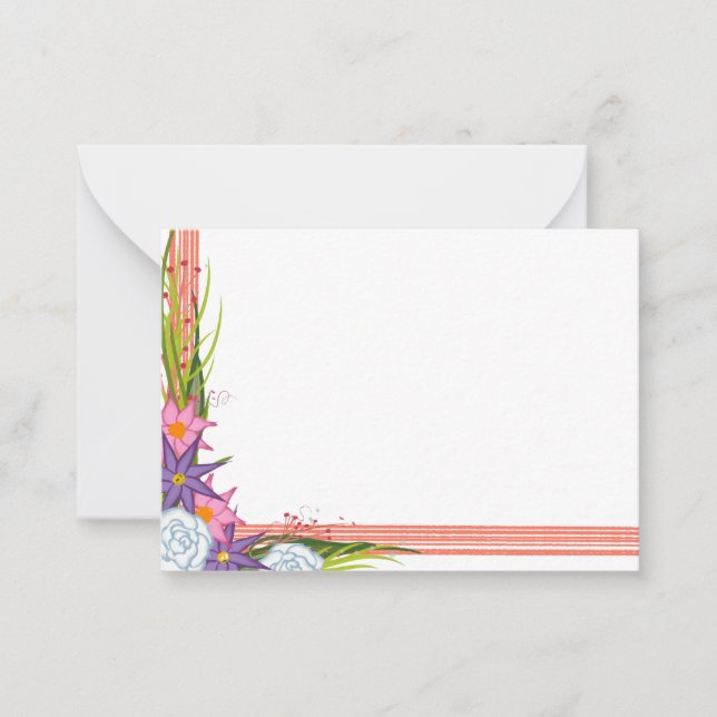 Coral Crush Mini Cards (Front)