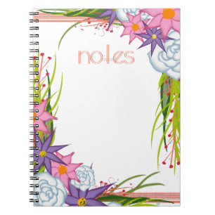 Coral Crush Notes Large Notebook