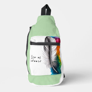 Coral crush sling bag