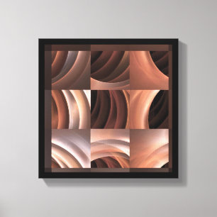 Coral Curves Canvas Print