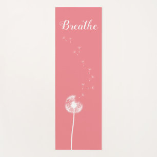 Coral Dandelion Yoga Mat