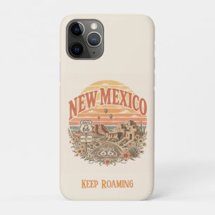 Coral Desert Road Trip New Mexico iPhone 11 Pro Case