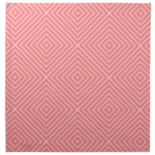 Coral Diamonds Napkin