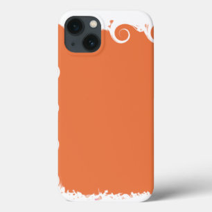 Coral Elegant Modern iPhone 13 Case
