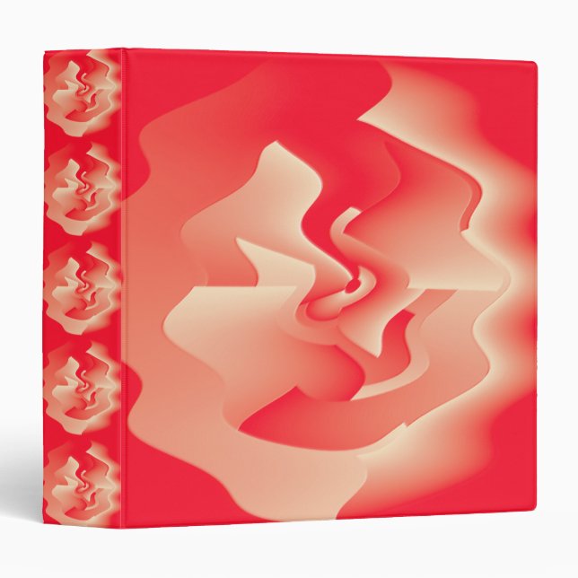 coral flower binder (Front/Spine)