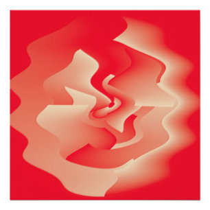 coral flower poster