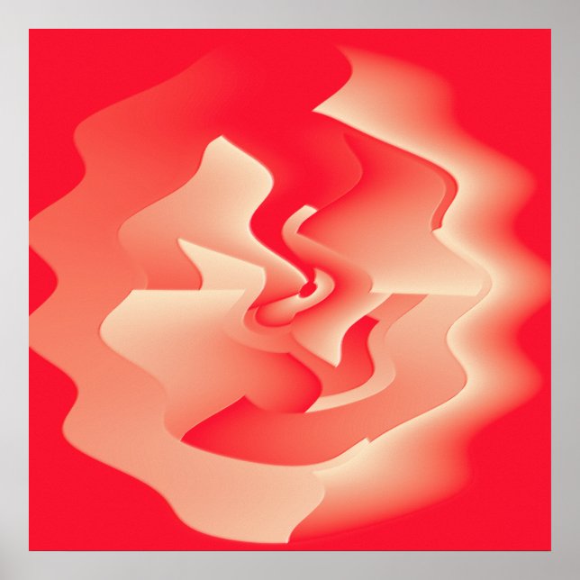 coral flower poster (Front)