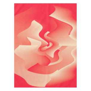 coral flower tablecloth