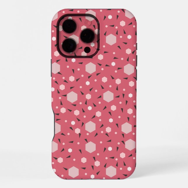 Coral Geo Edition iPhone Case (Back)