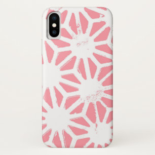 Coral geometric pattern Case-Mate iPhone case