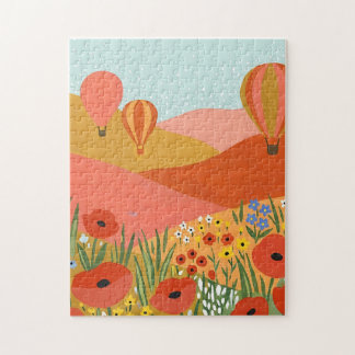 Coral Gold Hot Air Balloon Puzzle
