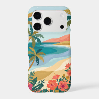 Coral Gold Island Beach iPhone17 Case