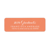 Coral Graduation 2014 Graduate Modern Calligraphy