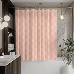 Coral Grey Tartan Curtain Clean and Cozy Appeal