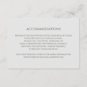 Coral Heart Wedding Enclosure Card