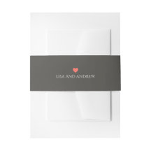 Coral Heart Wedding