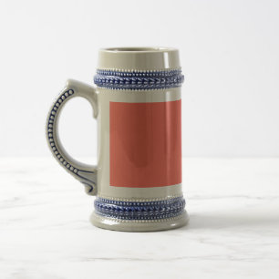 Coral hex code FF6F61 Beer Stein