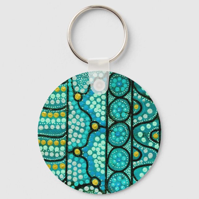 Coral Journey Keychain (Front)