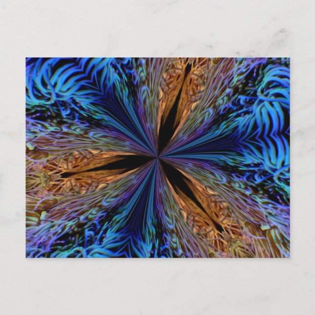 Coral Kaleidoscope Postcard (Front)