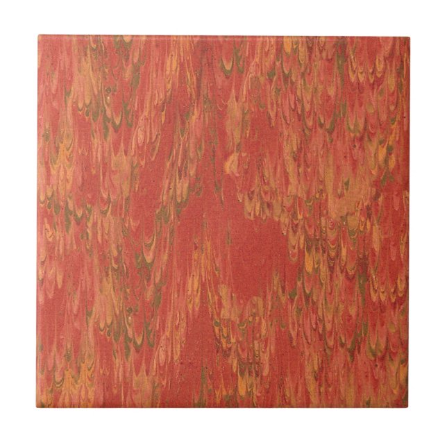 Coral Lava Tile (Front)
