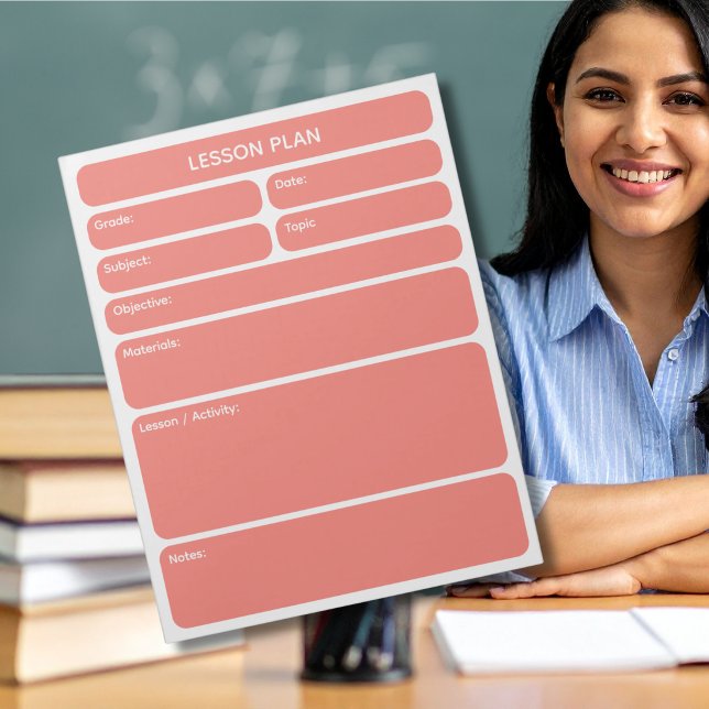 Coral Lesson Planner Pad (Creator Uploaded)