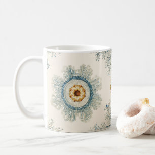 Coral Mandala Pattern Coffee Mug