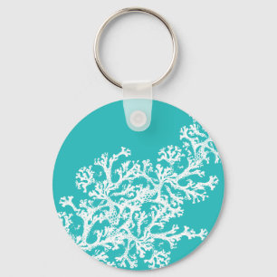 Coral Motif Keychain