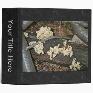 Coral Mushroom Coordinating Items Binder