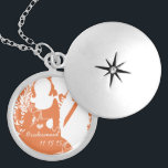 Coral Musical Wedding Bridesmaid Necklace<br><div class="desc">Keepsake Necklaces Choose either Silver Plated Gold Finish or Sterling Silver Unique Personalized Custom !st Christmas Gift Wedding Keepsake Wedding Party Necklaces - to change background colour - click customize - click edit - choose last tool in drop down menu and choose from one of the colours shown or enter...</div>