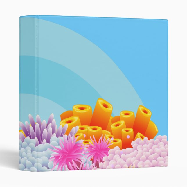 Coral Ocean Binder (Front/Spine)
